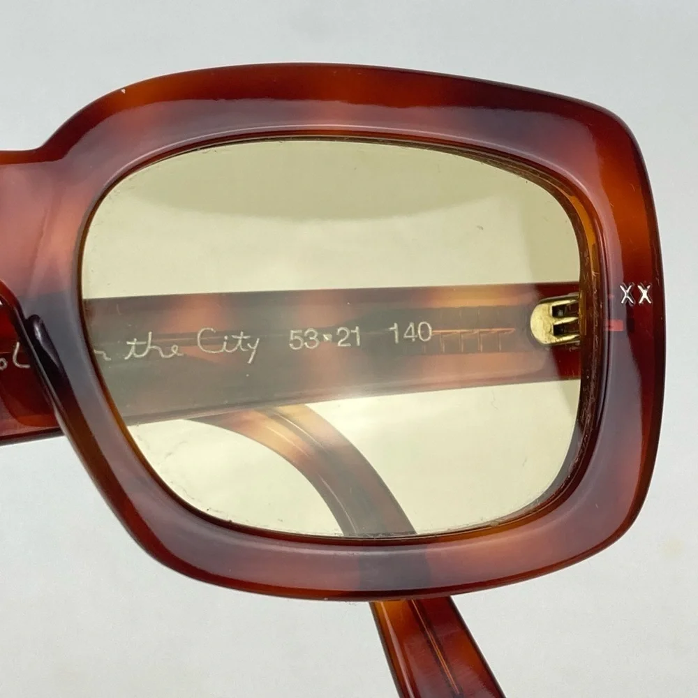 LEXXOLA Antonio Sunglasses Brown Acetate - Unisex - $260.
